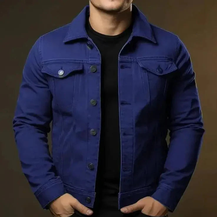 Darien – Men’s Long Sleeve Collared Spring Jacket