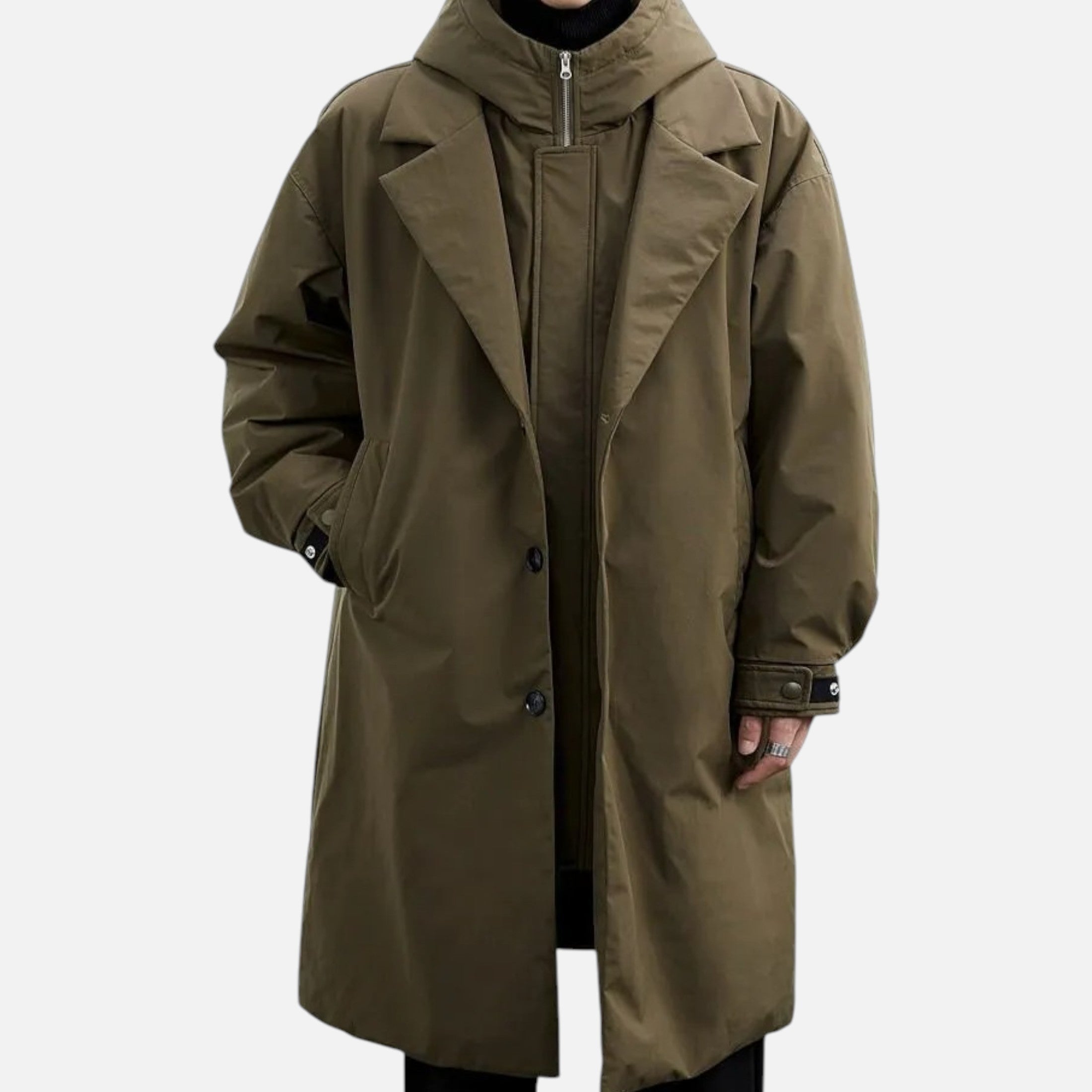 Tavric – Men’s Long Waterproof Winter Jacket with Hood