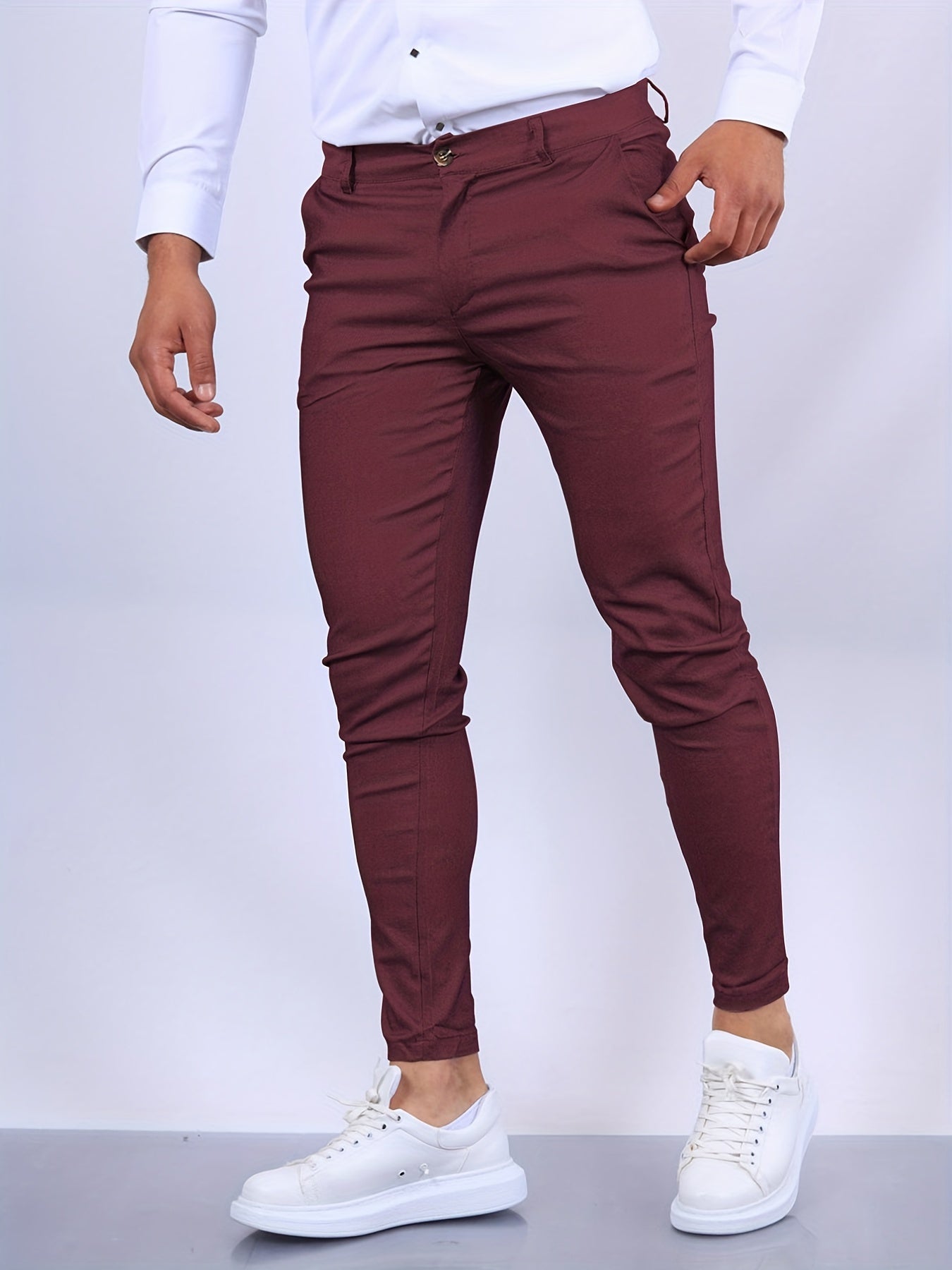 Men’s Tapered Chino Pants – Casual Everyday Style