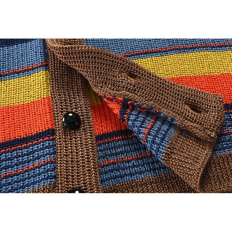 Men's cardigan jacket | Contrasting lapels