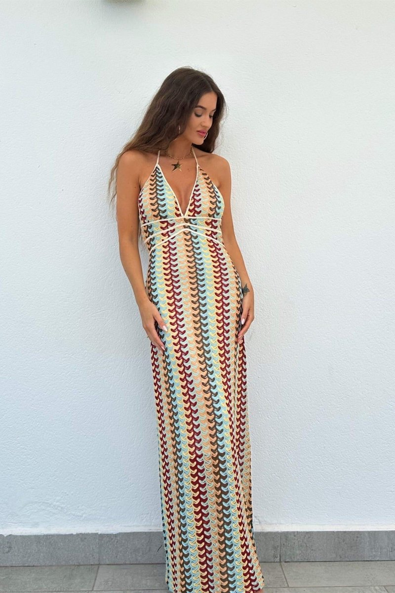 Crochet Maxi Dress | Boho | Lightweight & Breezy