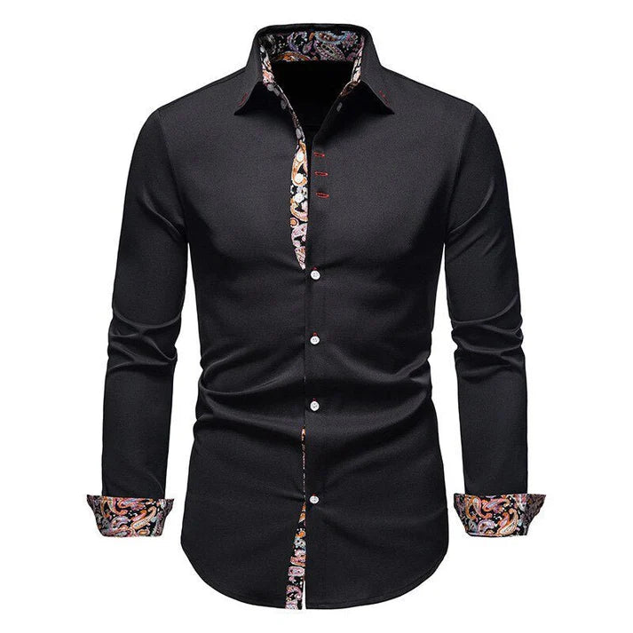 Men’s Sleek Modern Long Sleeve Shirt | Classic