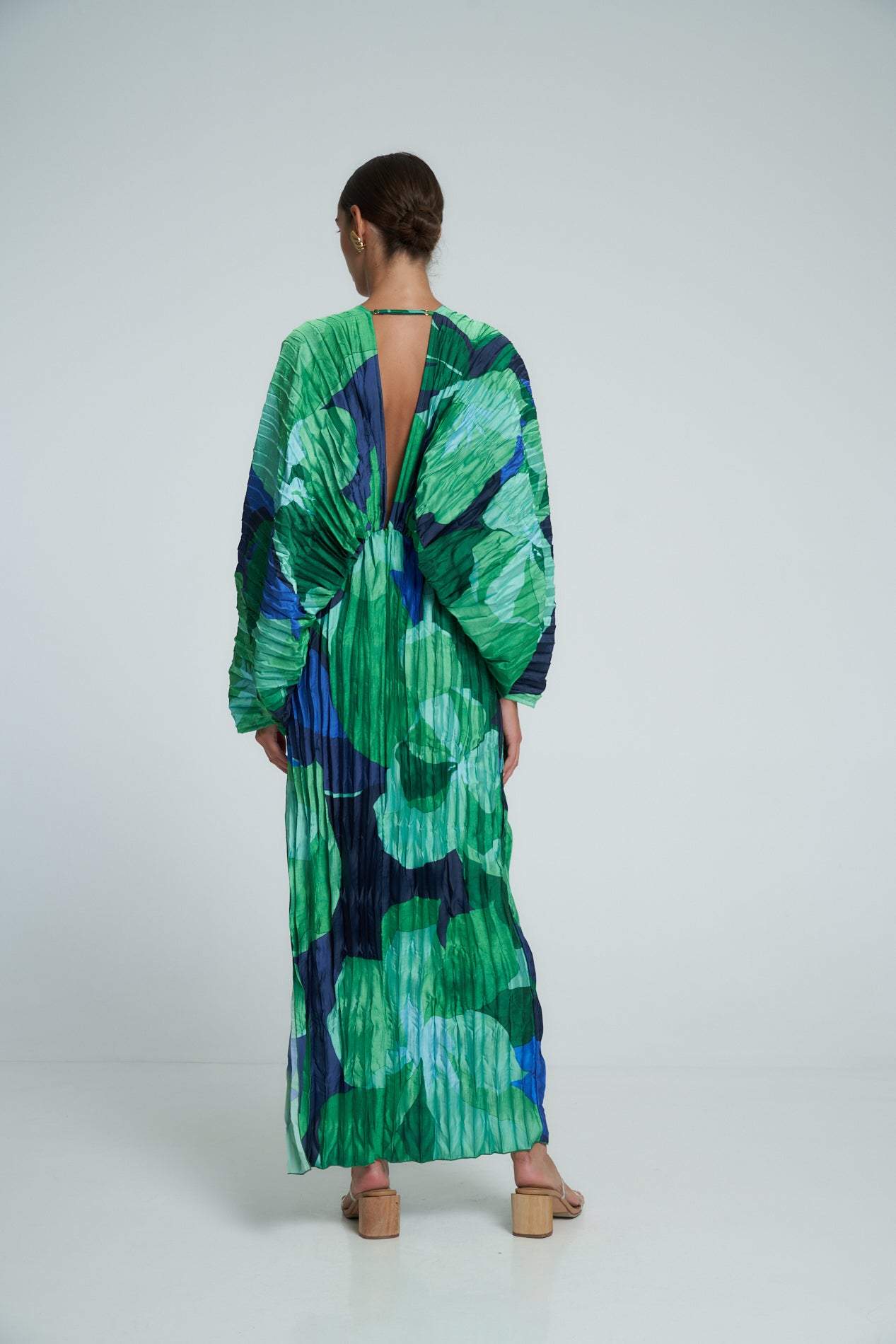 Tropical Print Maxi Dress | Flowing Silhouette | Vacation-Ready