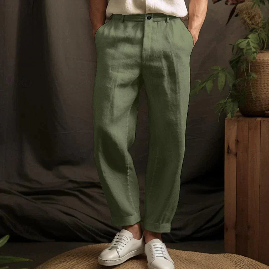 Men's loose-fit trousers – tapered legs