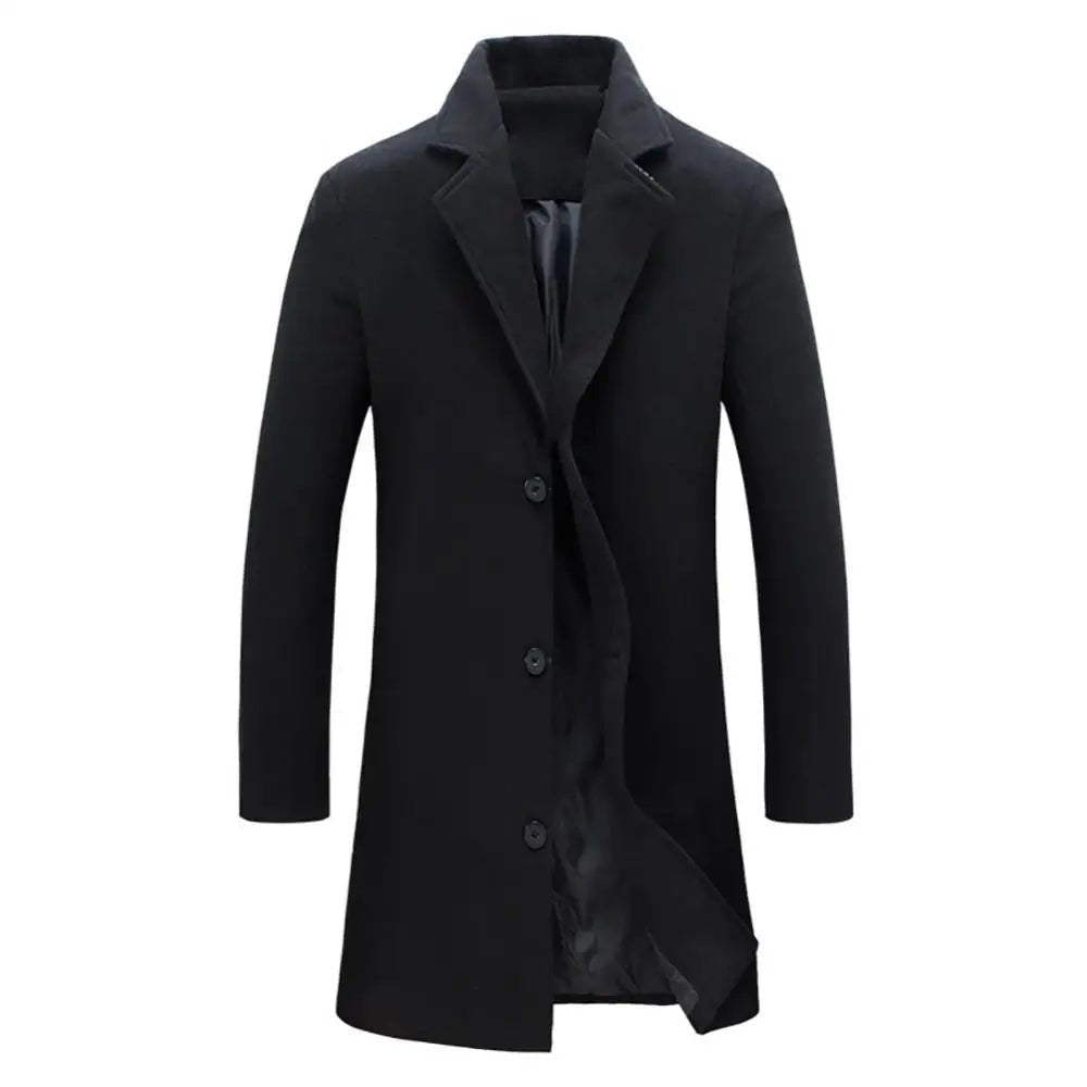 Henric – Men’s Garrison Coat with Timeless Cut and Warm Lining