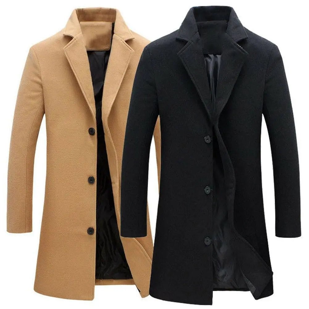 Henric – Men’s Garrison Coat with Timeless Cut and Warm Lining