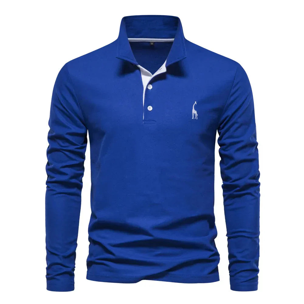 Men's Long Sleeve Polo Shirt – Classic Design