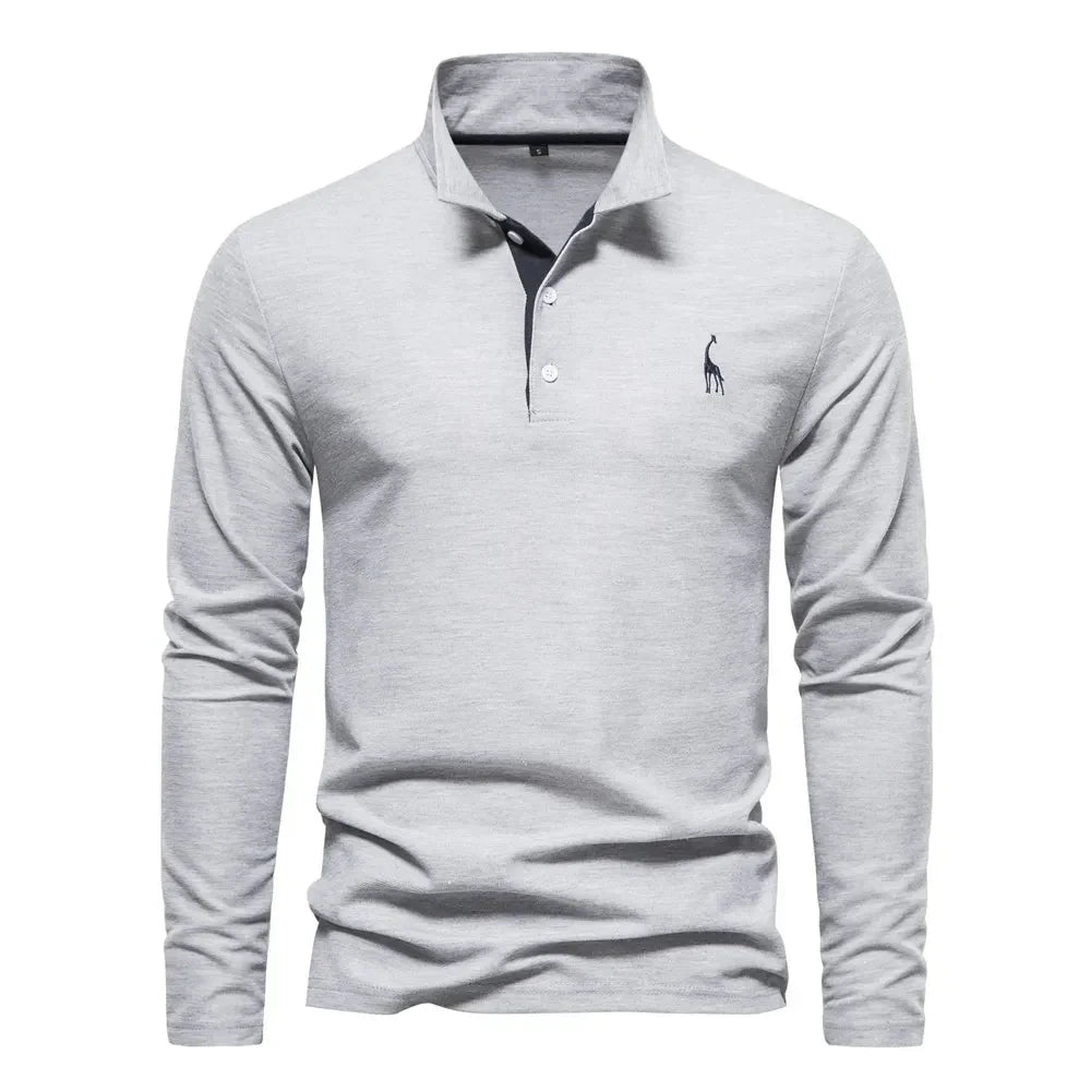 Men’s Polo Shirt - Long Sleeve
