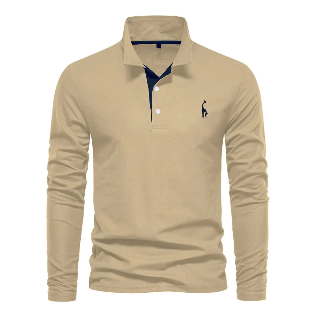 Men’s Polo Shirt - Long Sleeve